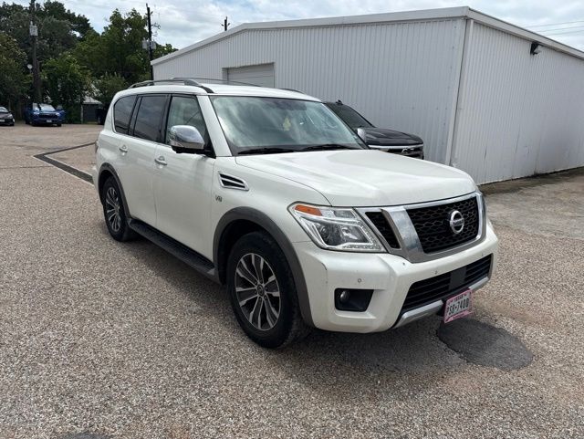 2018 Nissan Armada SL White at Bayway Cadillac of The Woodlands