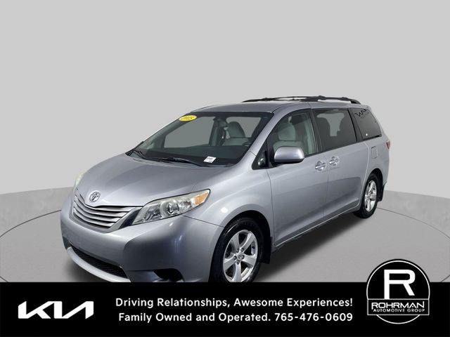 Silver Sky Metallic 2015 Toyota Sienna Minivan Front-Wheel Drive 6-Speed Automatic Overdrive