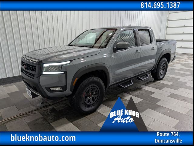Boulder Gray Pearl 2026 Nissan Frontier Pickup Truck Four-Wheel Drive 9-Speed Automatic Overdrive