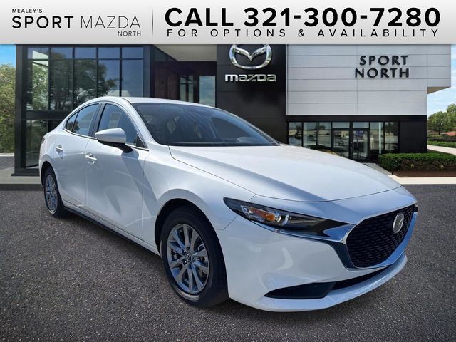 Snowflake White Pearl Mica 2026 Mazda MAZDA3 Sedan Front-Wheel Drive 6-Speed Automatic