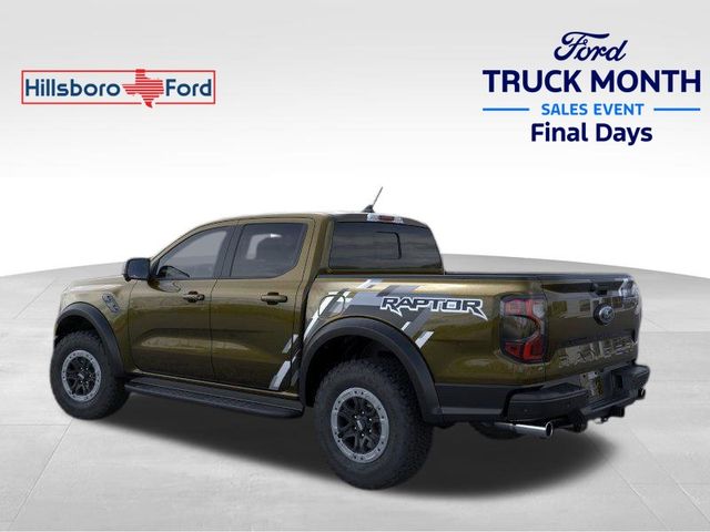 2025 Shelter Green Metallic Ford Ranger Raptor 4X4 Truck