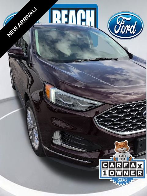 Red (Burgundy) 2024 Ford Edge SUV / Crossover All-Wheel Drive 8-Speed Automatic