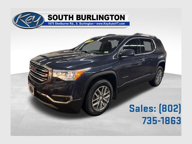 Blue Steel Metallic 2019 GMC Acadia SLE-2 AWD SUV / Crossover Four-Wheel Drive 6-Speed Automatic