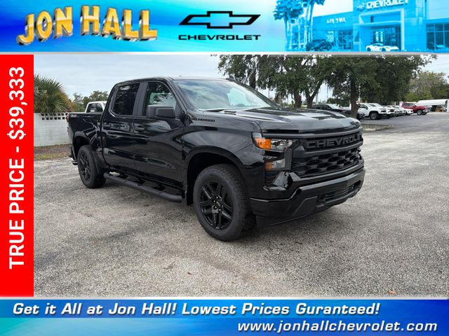 Black 2026 Chevrolet Silverado 1500 Pickup Truck Four-Wheel Drive 8-Speed Automatic