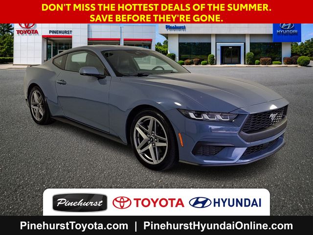 Blue 2024 Ford Mustang Coupe Rear-Wheel Drive Automatic