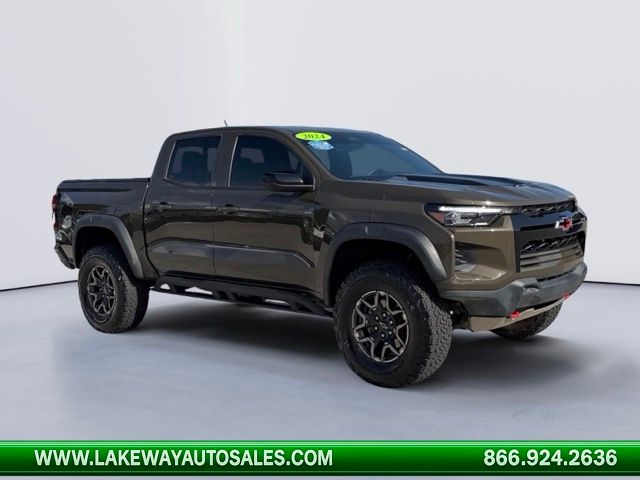 Harvest Bronze Metallic 2024 Chevrolet Colorado Pickup Truck Four-Wheel Drive 8-Speed Automatic