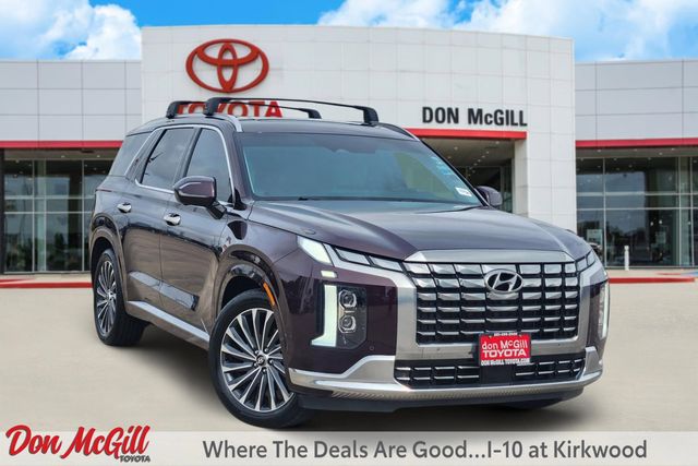 2023 Hyundai Palisade Calligraphy Red at Texan Dodge Chrysler Jeep Ram