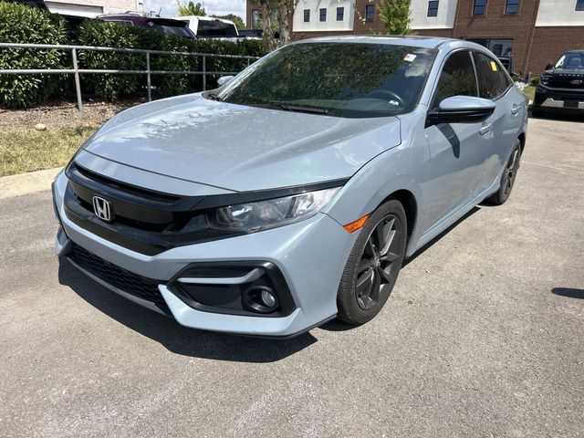 Blue 2021 Honda Civic Hatchback Hatchback Front-Wheel Drive Continuously Variable Transmission