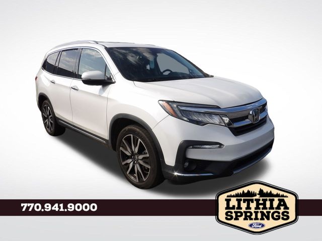 Platinum White Pearl 2020 Honda Pilot Elite AWD SUV / Crossover All-Wheel Drive 9-Speed Automatic