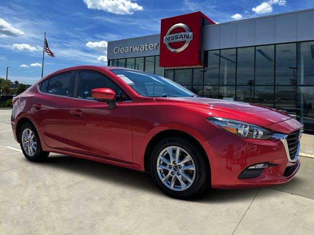 Red Metallic 2017 Mazda MAZDA3 Sedan Front-Wheel Drive 6-Speed Automatic