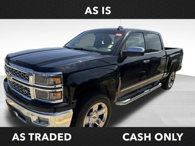 Black 2015 Chevrolet Silverado 1500 Pickup Truck 4X2 6-Speed Automatic Overdrive