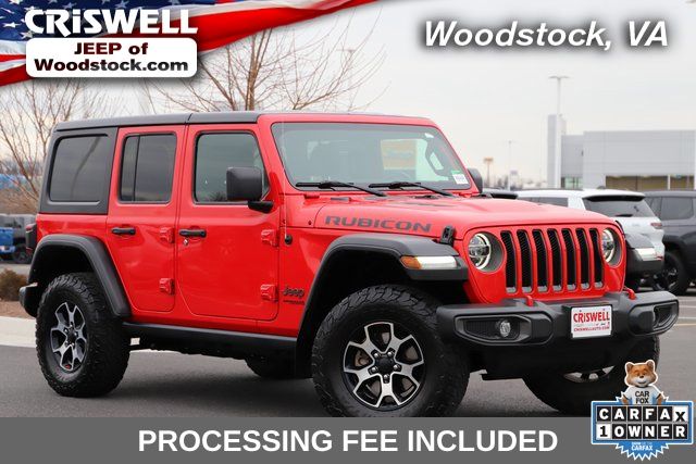 Firecracker Red Clearcoat 2021 Jeep Wrangler Unlimited Rubicon 4WD SUV / Crossover Four-Wheel Drive 8-Speed Automatic