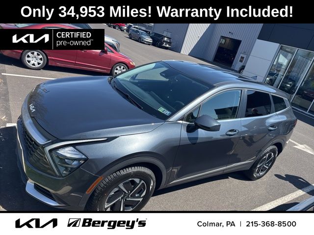 Gravity Gray 2023 Kia Sportage Hybrid LX AWD SUV / Crossover All-Wheel Drive 6-Speed Automatic
