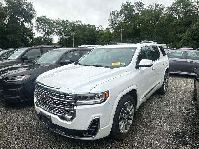 White Frost Tricoat 2023 GMC Acadia SUV / Crossover Four-Wheel Drive 9-Speed Automatic