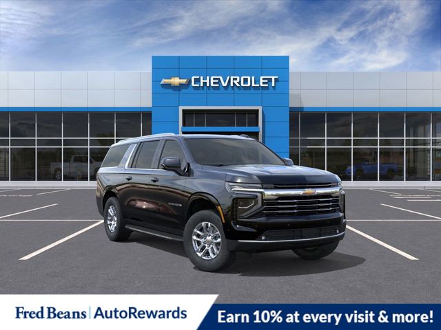 Black 2025 Chevrolet Suburban LT 4WD SUV / Crossover Four-Wheel Drive