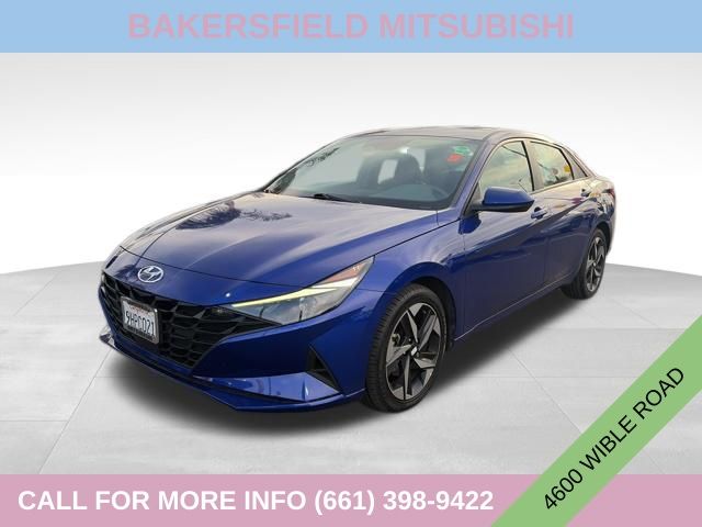 Intense Blue 2023 Hyundai Elantra SEL FWD Sedan Front-Wheel Drive Continuously Variable Transmission