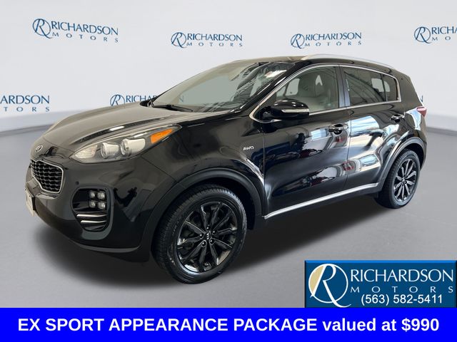 Black Cherry 2019 Kia Sportage EX AWD SUV / Crossover All-Wheel Drive 6-Speed Automatic Overdrive