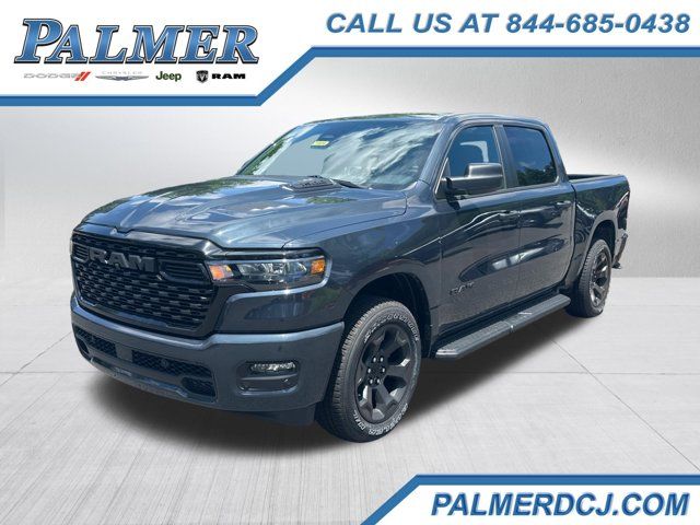 Blue Metallic 2026 RAM 1500 Pickup Truck Four-Wheel Drive 8-Speed Automatic