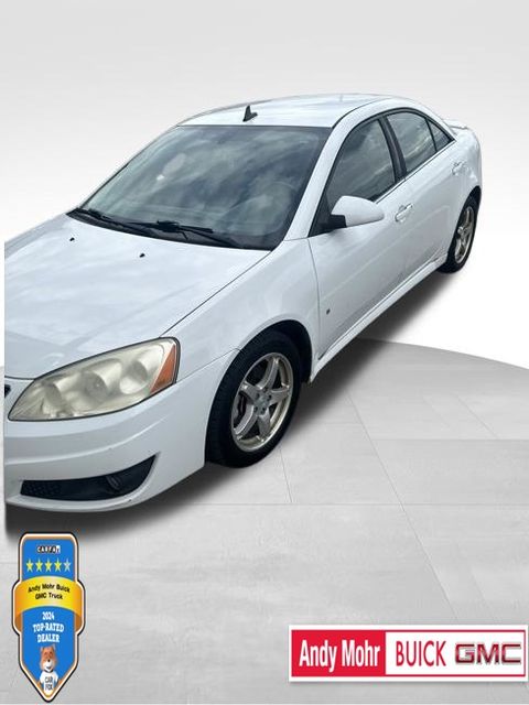 White 2009 Pontiac G6 Sedan Front-Wheel Drive 4-Speed Automatic Overdrive