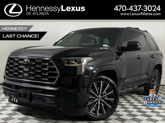 Midnight Black Metallic 2024 Toyota Sequoia SUV / Crossover Four-Wheel Drive Automatic