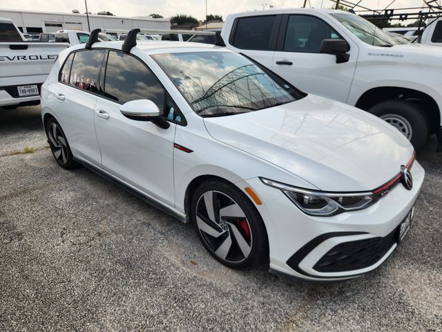 Opal White w/Black Roof 2023 Volkswagen Golf GTI Hatchback Front-Wheel Drive 7-Speed Dual Clutch