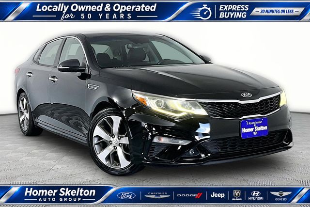 Ebony Black 2019 Kia Optima Sedan Front-Wheel Drive 6-Speed Automatic