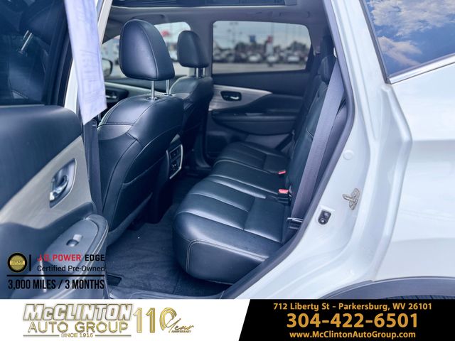 2018 White Nissan Murano SL AWD SUV