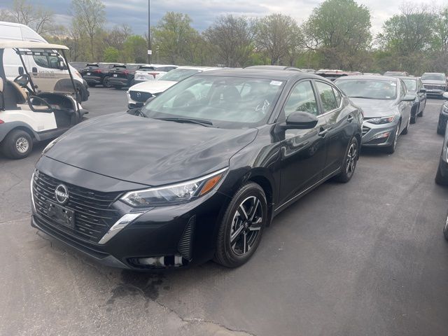 Super Black 2024 Nissan Sentra SV FWD Sedan Front-Wheel Drive Continuously Variable Transmission