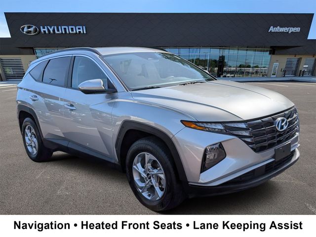 Shimmering Silver 2024 Hyundai Tucson SUV / Crossover All-Wheel Drive 8-Speed Automatic