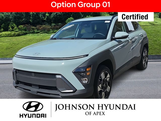 Mirage Green 2024 Hyundai Kona SEL AWD SUV / Crossover All-Wheel Drive Continuously Variable Transmission