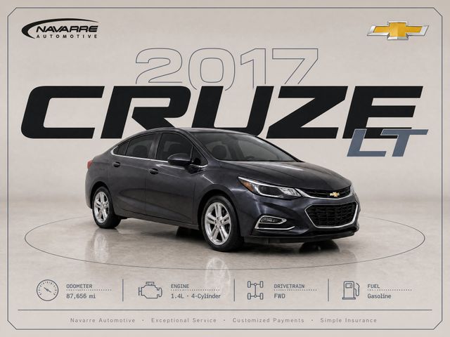  2017 Chevrolet Cruze LT Sedan FWD   