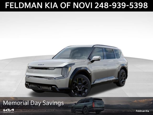 White (Ivory Silver) 2026 Kia EV9 Land AWD SUV / Crossover All-Wheel Drive 1-Speed Automatic