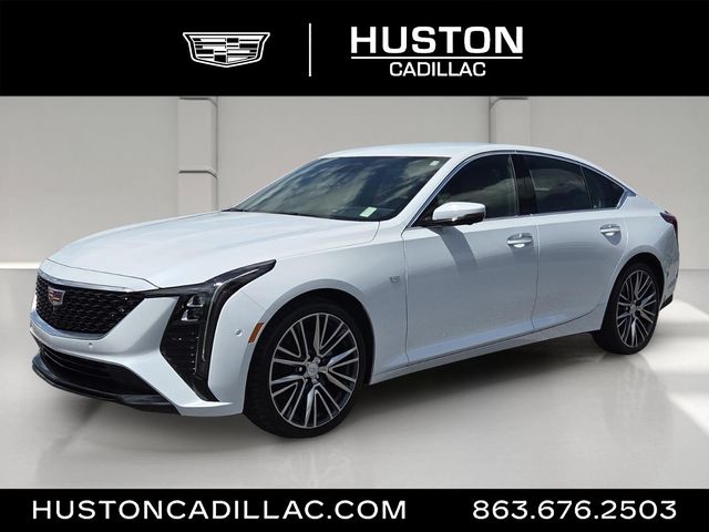 Vibrant White Tricoat 2026 Cadillac CT5 Sedan All-Wheel Drive Automatic