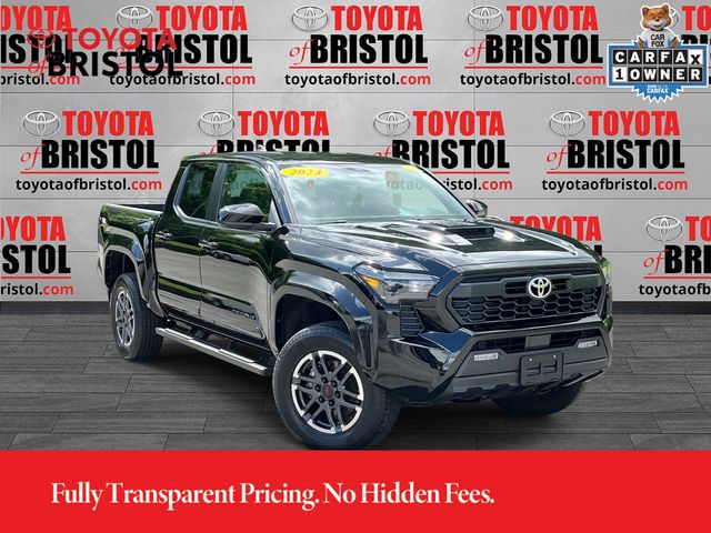 Black 2024 Toyota Tacoma Pickup Truck Four-Wheel Drive 6-Speed Manual