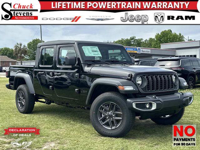 Black Clearcoat 2026 Jeep Gladiator Sport Crew Cab 4WD Pickup Truck Four-Wheel Drive 8-Speed Automatic