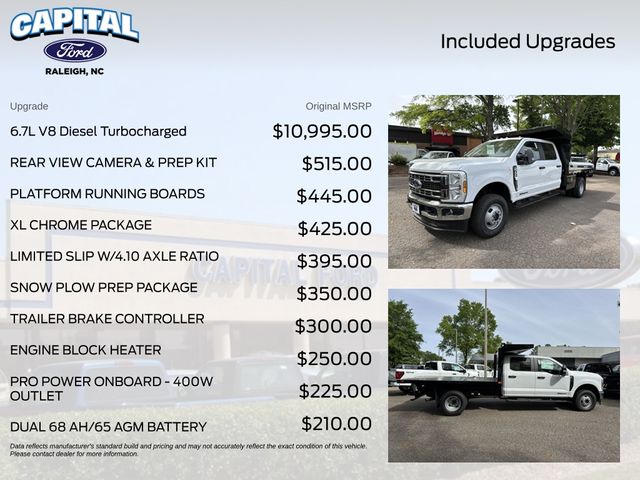 New 2026 White Ford 10FT DUMP/NO SIDES image 3