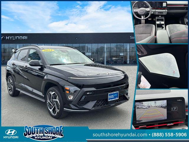Abyss Black Pearl 2024 Hyundai Kona N Line AWD SUV / Crossover All-Wheel Drive 8-Speed Automatic