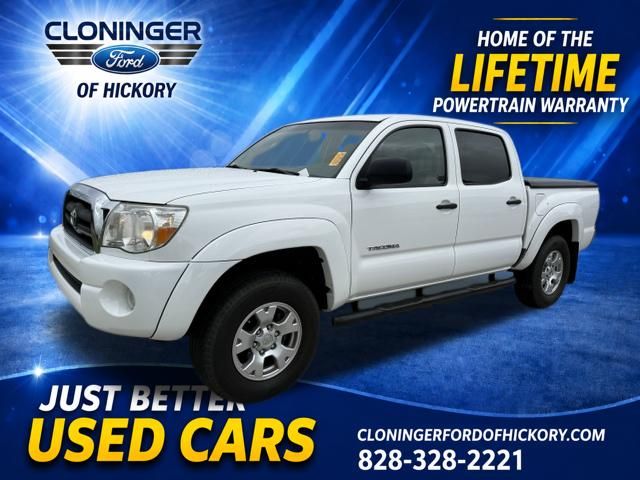 Super White 2008 Toyota Tacoma Pickup Truck Four-Wheel Drive 6-Speed Manual Overdrive