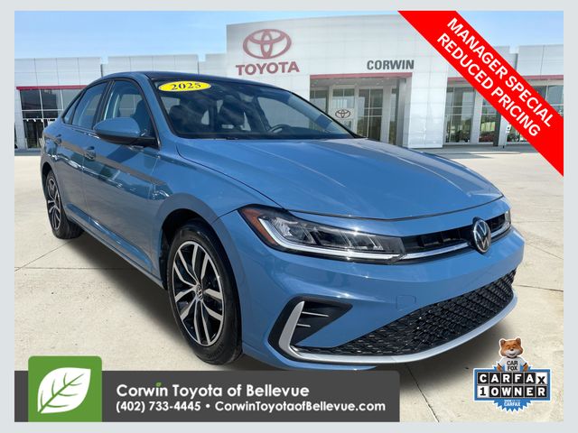 Monterey Blue 2025 Volkswagen Jetta Sedan Front-Wheel Drive 8-Speed Automatic