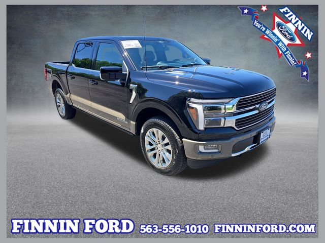 Black Metallic 2025 Ford F-150 King Ranch SuperCrew 4WD Pickup Truck Four-Wheel Drive Automatic