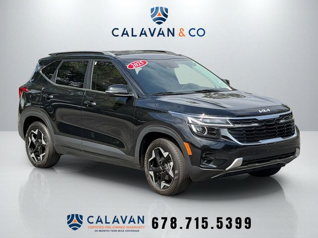 Fusion Black 2025 Kia Seltos SUV / Crossover Front-Wheel Drive Continuously Variable Transmission