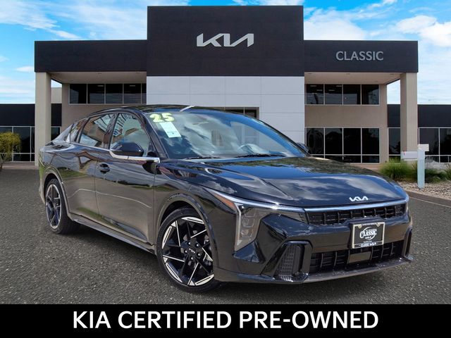 Aurora Black Pearl 2025 Kia K4 Sedan Front-Wheel Drive Continuously Variable Transmission