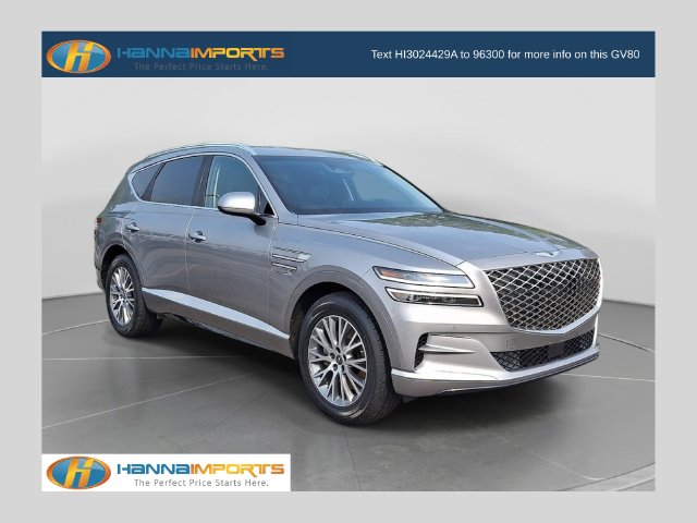 Savile Silver 2021 Genesis GV80 SUV / Crossover Rear-Wheel Drive 8-Speed Automatic