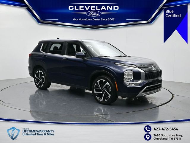 Cosmic Blue Metallic 2023 Mitsubishi Outlander SUV / Crossover Front-Wheel Drive Continuously Variable Transmission