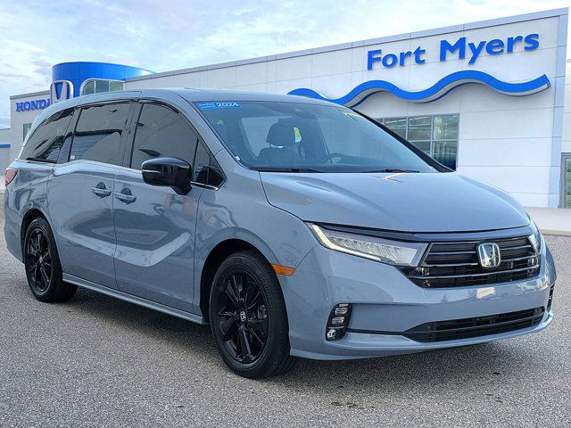 Sonic Gray Pearl 2024 Honda Odyssey Minivan Front-Wheel Drive Automatic