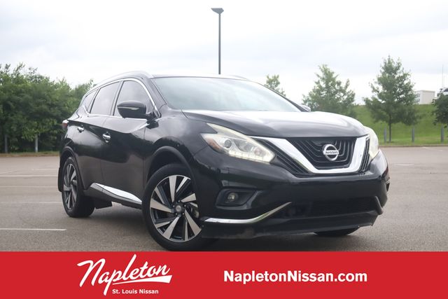 Gray (Magnetic Black Metallic) 2015 Nissan Murano Platinum AWD SUV / Crossover All-Wheel Drive Continuously Variable Transmission