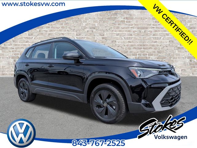 2025 Volkswagen Taos 1.5T S Black at Stokes Volkswagen
