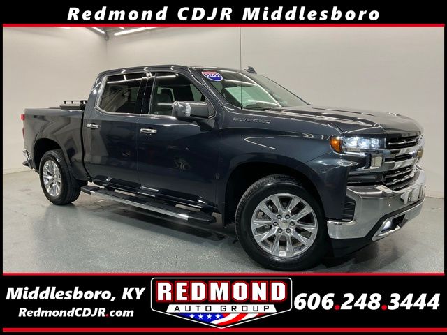 Shadow Gray Metallic 2022 Chevrolet Silverado 1500 LTZ Crew Cab RWD Pickup Truck 4X2 8-Speed Automatic