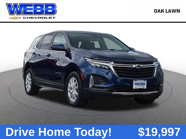 Blue Glow Metallic 2022 Chevrolet Equinox SUV / Crossover Front-Wheel Drive 6-Speed Automatic Overdrive