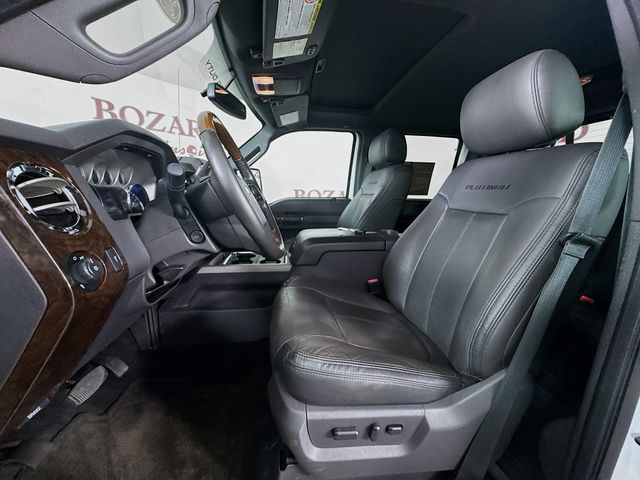 2015 White Platinum Metallic Tri-Coat Ford Super Duty F-250 SRW Platinum 4X4 Truck
